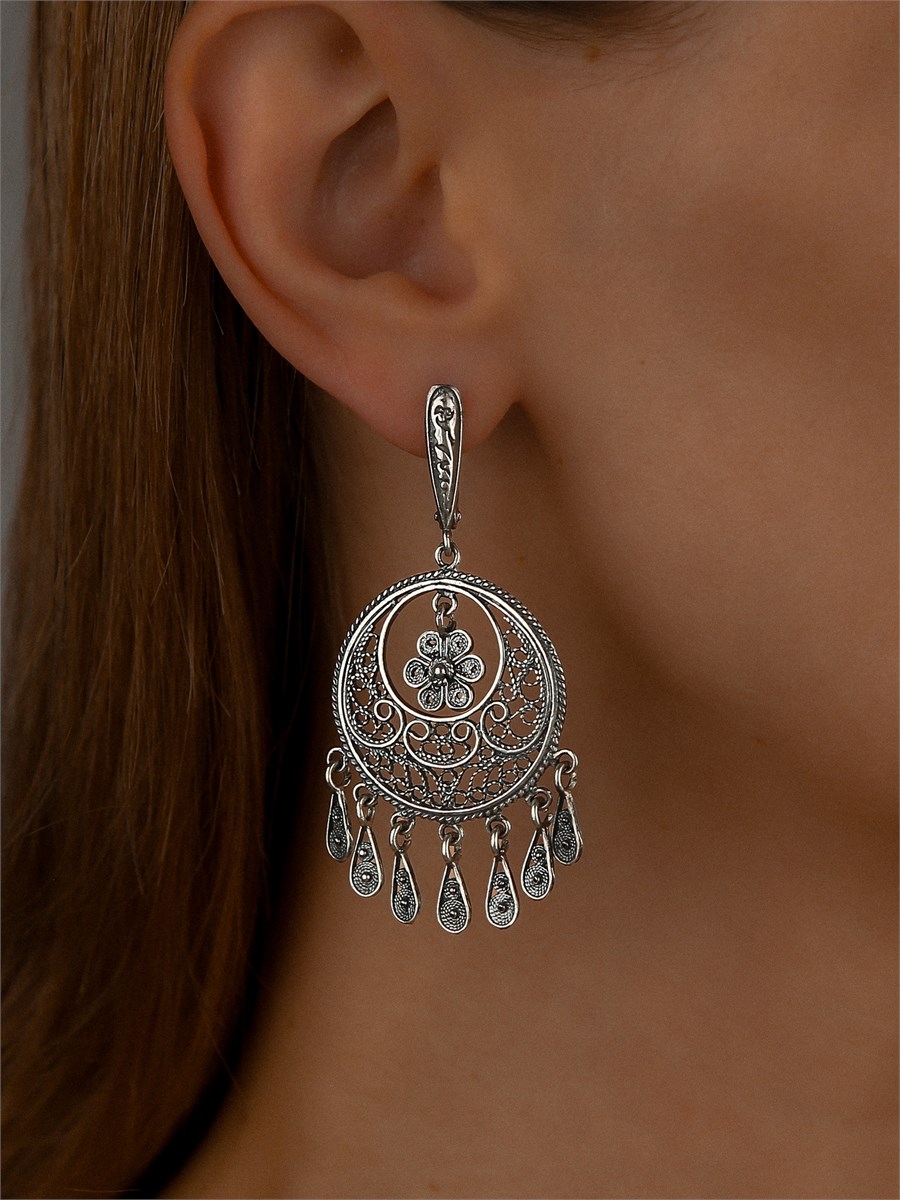 Серьги из серебра 2407