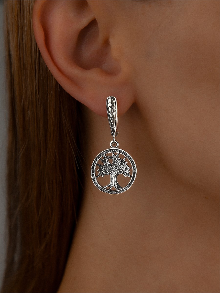 Серьги из серебра 3043