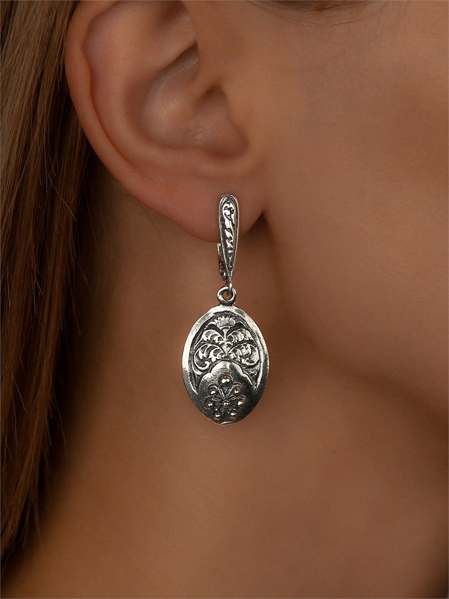 Серьги из серебра 2446