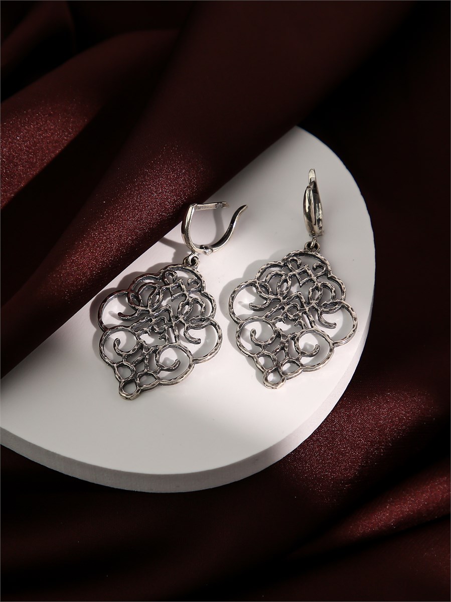 Серьги из серебра в "Этно"  стиле 2367