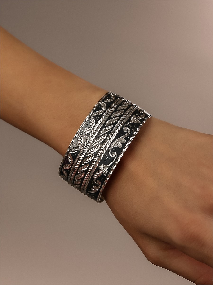 Браслет из серебра с чернением 2208