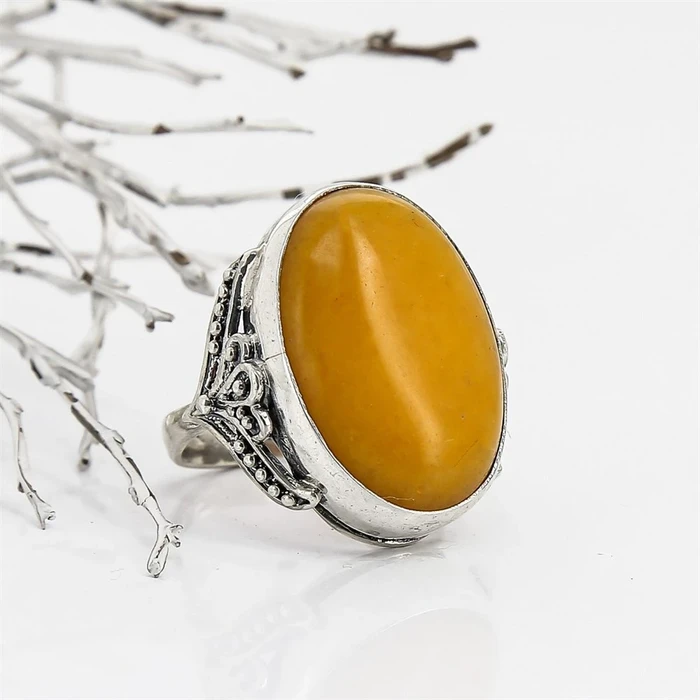 Кольцо из серебра с агатом 1720