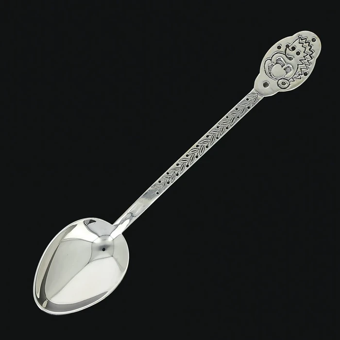 Серебряная ложка Ежик 2223