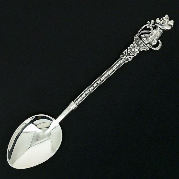 Серебряная ложка Щенок - фото 4755