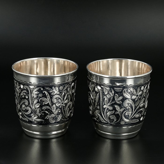 Серебряные стаканы 180 мл (2 персоны) - фото 4770