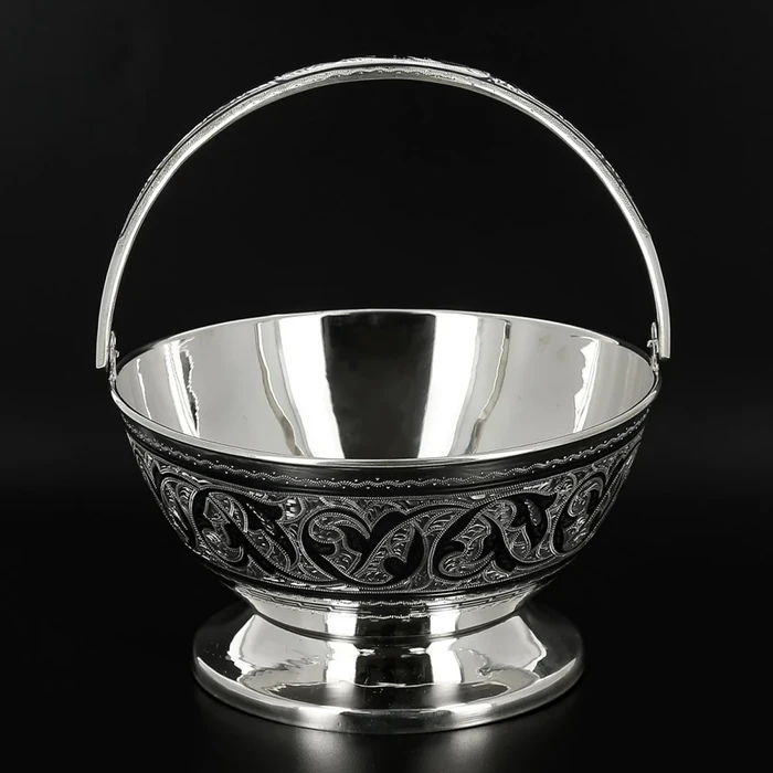 Серебряная конфетница 2257