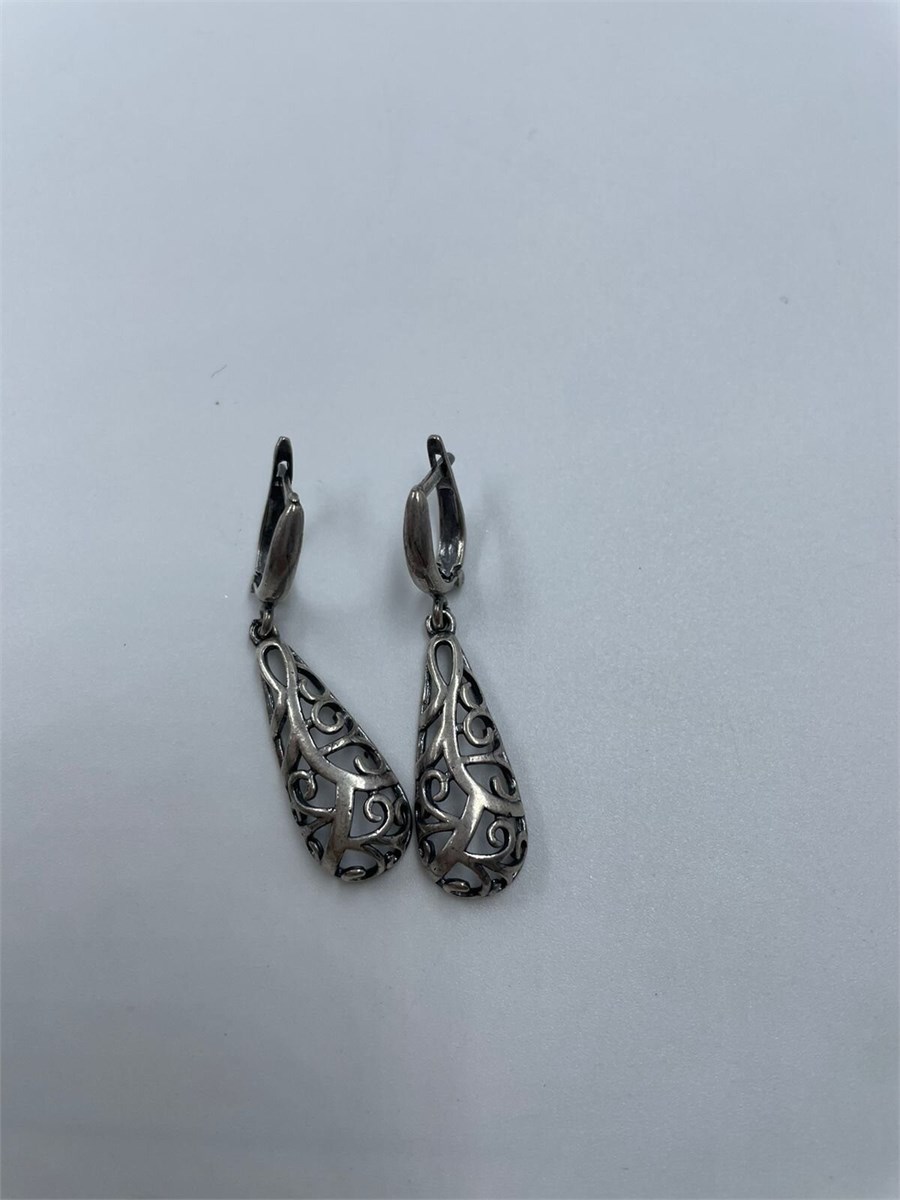 Серьги из серебра 2359 - фото 8054