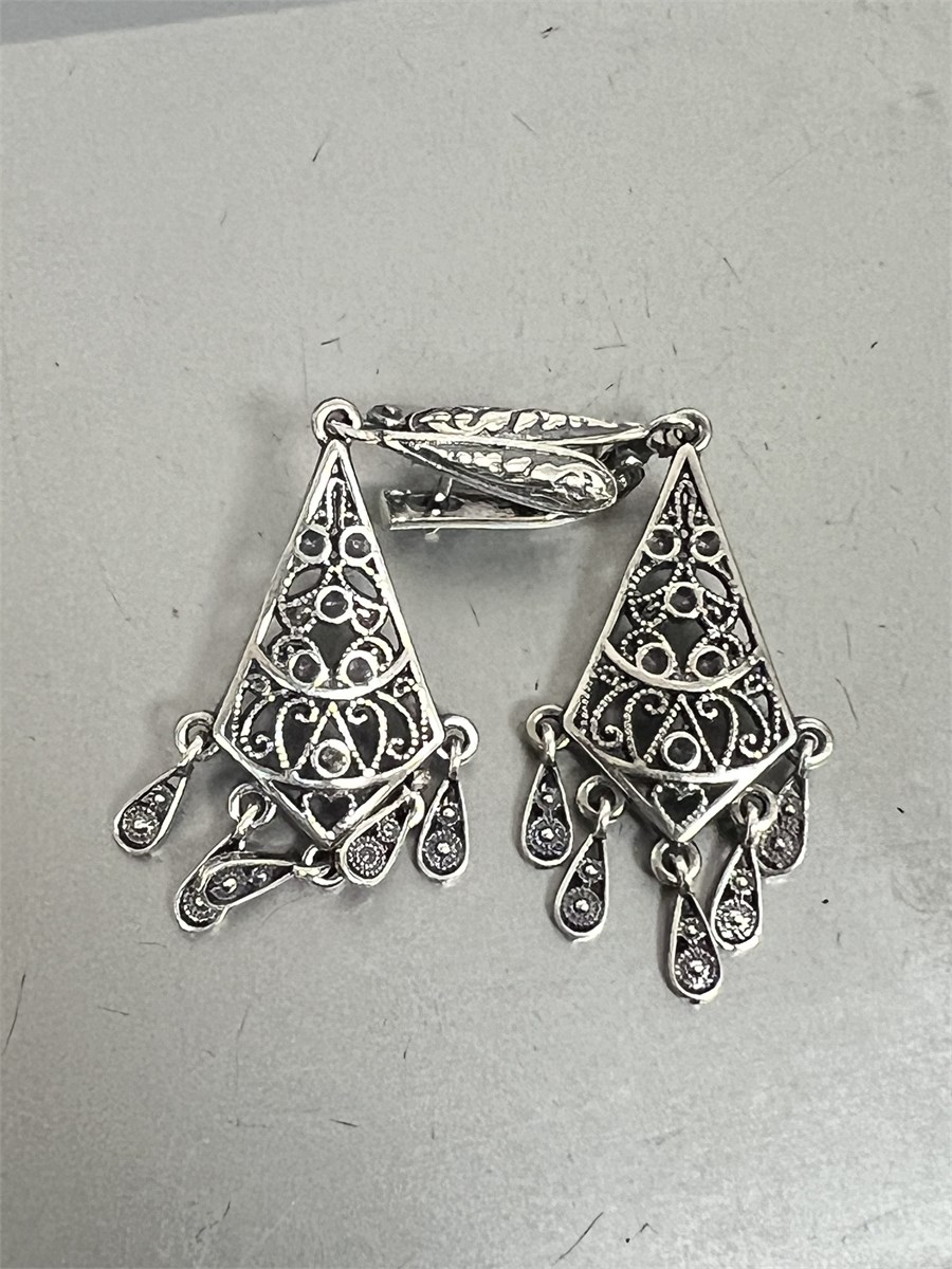 Серьги из серебра 2380 - фото 8066