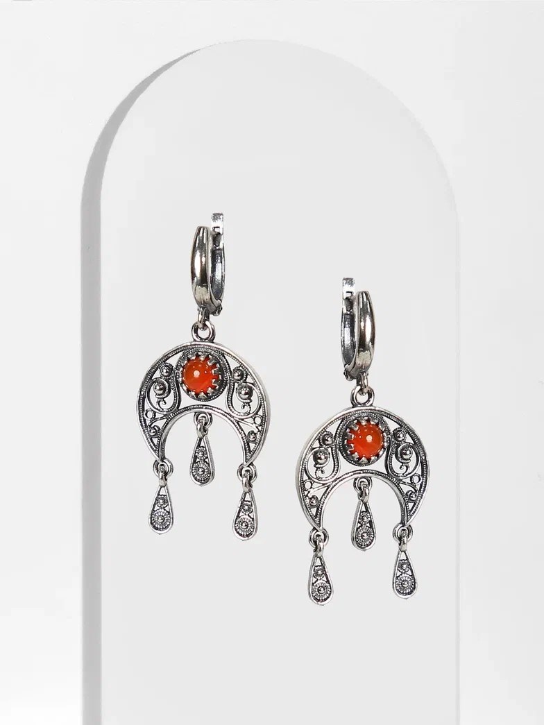 Серьги из серебра 2778 - фото 8132