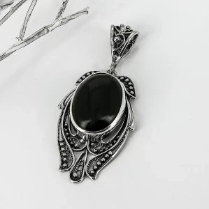 Кулон из серебра с агатом арт.1125 1125