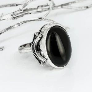Кольцо из серебра с агатом арт.1127 1127