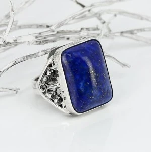Кольцо из серебра с лазуритом арт.1147 1147