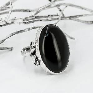 Кольцо из серебра с агатом арт.1153 1153