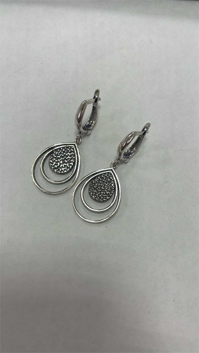 Серьги из серебра 3044 - фото 8525