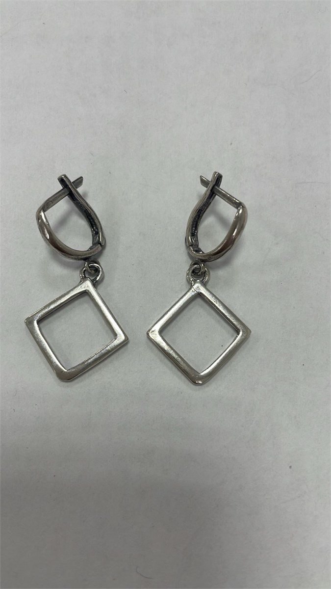 Серьги из серебра 3050 - фото 8530
