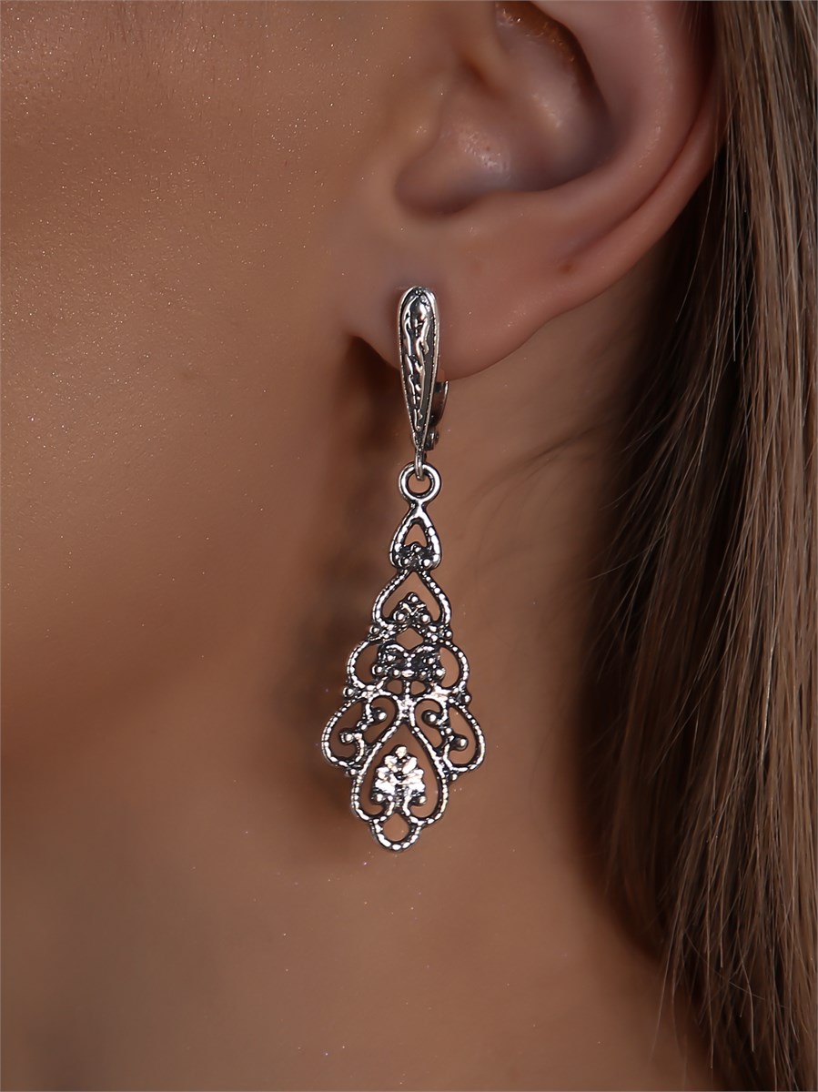 Серьги из серебра 1025 - фото 8696