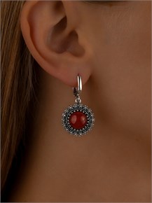 {{photo.Alt || photo.Description || 'Серьги из серебра с сердоликом'}}