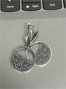 Серьги из серебра в этно стиле 2406