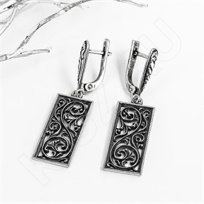 Серьги из серебра 1021