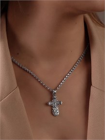 Серебряный крестик 1398