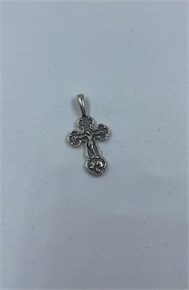 Серебряный крестик 2965