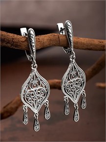 Серьги из серебра 2438