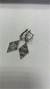 Серьги из  серебра 3046
