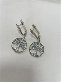 Серьги из серебра 3043