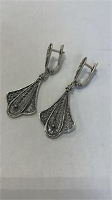 Серьги из серебра 3165