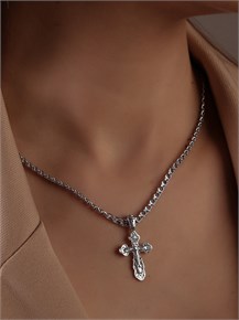 Серебряный крестик 1425