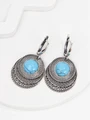 Серьги из серебра с бирюзой 2368