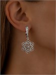 Серьги из серебра 2371 - фото 10012