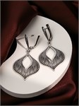 Серьги из серебра с филигранью 2393
