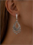Серьги из серебра в "Этно"  стиле 2400