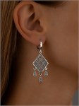 Серьги из серебра в "Этно"  стиле 2414