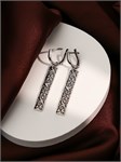 Серьги из серебра в "Этно"  стиле 2422