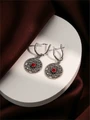 Серьги из серебра с кораллом 2448