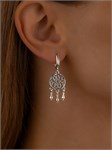 Серьги из серебра в этно стиле 2946