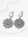 Серьги из серебра с бирюзой 2969
