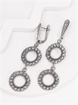 Серьги из серебра в "Этно"  стиле 3039