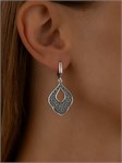 Серьги из серебра 3042