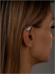 Серьга каффа из серебра 3093
