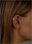 Серьга кафф из серебра 3094
