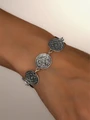 Браслет из серебра в этно стиле 2962