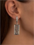 Серьги из серебра в "Этно" стиле 1021