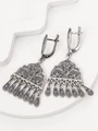 Серьги из серебра с филигранью 1060