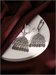 Серьги из серебра с филигранью 1060
