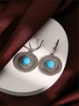 Серьги из серебра с бирюзой 2350