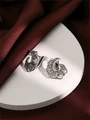 Серьги из серебра этно 2358