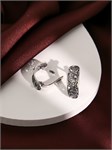 Серьги из серебра с филигранью 2364